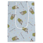 FRIENDS™ | Polka Dot Central Perk Muster Mittlere Geschenktüte (Rückseite)