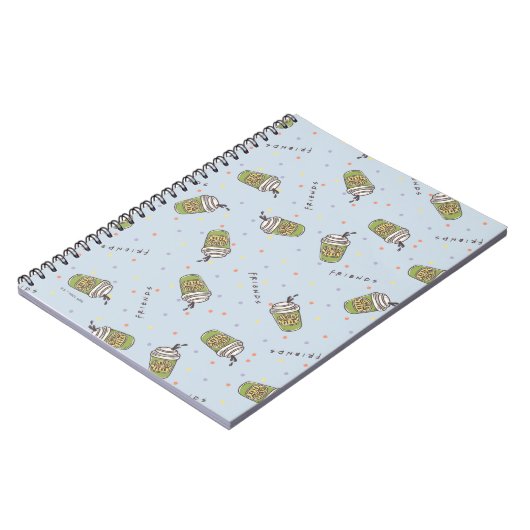 FRIENDS™ | Polka Dot Central Perk Muster Notizblock (Linke Seite)