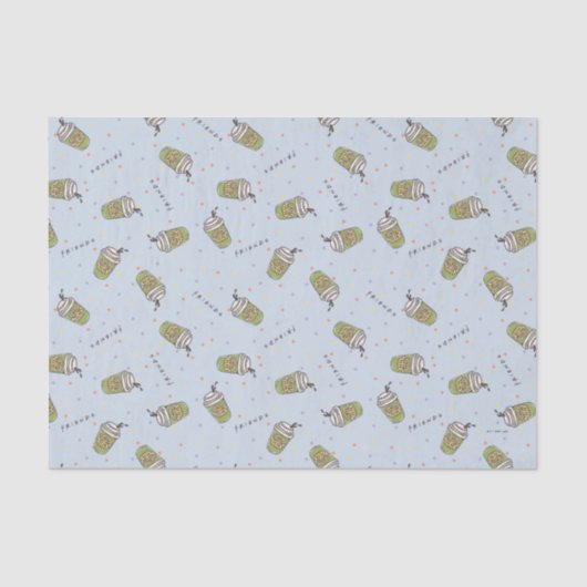 FRIENDS™ | Polka Dot Central Perk Muster Seidenpapier (Vorderseite)