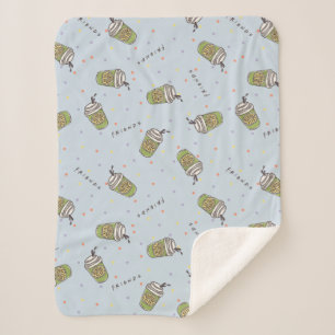 FRIENDS™   Polka Dot Central Perk Muster Sherpadecke
