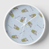 FRIENDS™ | Polka Dot Central Perk Muster Uhr (Vorderseite)