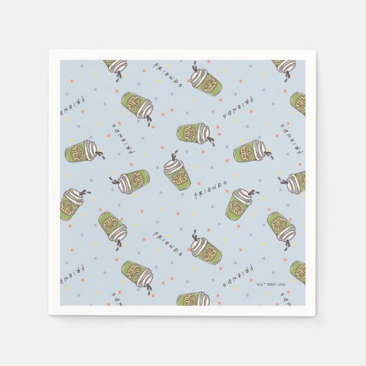 FRIENDS™ | Polka Dot Central Perk Pattern Serviette (Vorderseite)