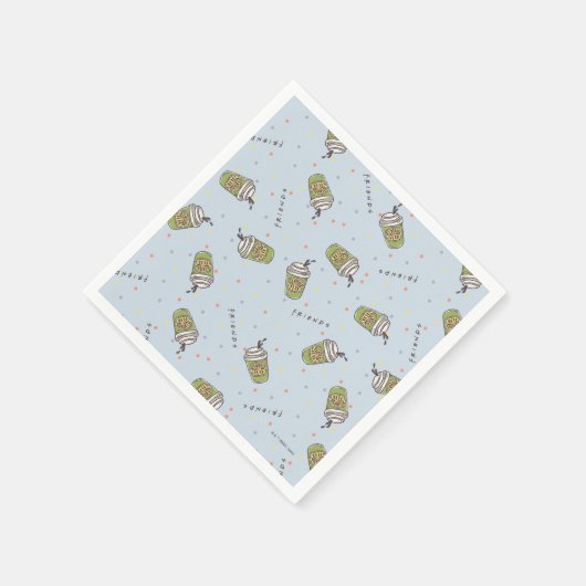 FRIENDS™ | Polka Dot Central Perk Pattern Serviette (Ecke)