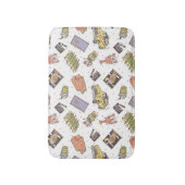 FRIENDS™ | Polka Dot Icon Muster Badematte (Vorderseite Vertikal)