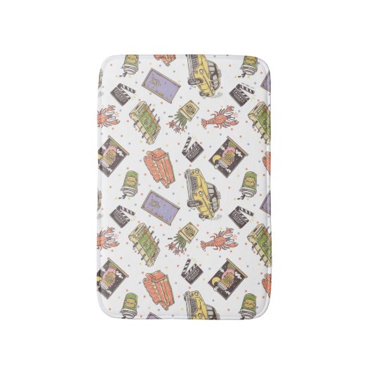 FRIENDS™ | Polka Dot Icon Muster Badematte (Vorderseite Vertikal)