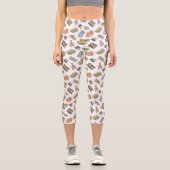 FRIENDS™ | Polka Dot Icon Muster Capri Leggings (Vorderseite)