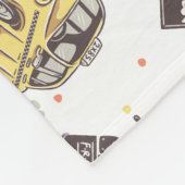 FRIENDS™ | Polka Dot Icon Muster Fleecedecke (Ecke)