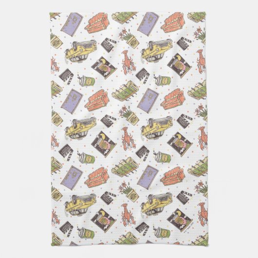 FRIENDS™ | Polka Dot Icon Muster Geschirrtuch (Vertikal)