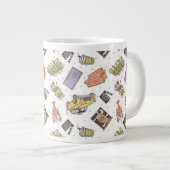 FRIENDS™ | Polka Dot Icon Muster Jumbo-Tasse (Vorderseite Rechts)