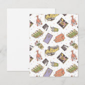 FRIENDS™ | Polka Dot Icon Muster Mitteilungskarte (Vorne/Hinten)