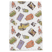 FRIENDS™ | Polka Dot Icon Muster Mittlere Geschenktüte (Vorderseite)