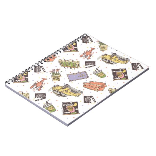 FRIENDS™ | Polka Dot Icon Muster Notizblock (Linke Seite)