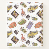 FRIENDS™ | Polka Dot Icon Muster Notizblock (Rückseite)