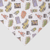 FRIENDS™ | Polka Dot Icon Muster Seidenpapier (Ausschnitt)