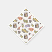 FRIENDS™ | Polka Dot Icon Muster Serviette (Ecke)