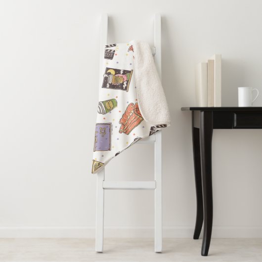 FRIENDS™ | Polka Dot Icon Muster Sherpadecke (Beispiel)