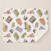 FRIENDS™ | Polka Dot Icon Muster Sherpadecke (Vorderseite (Horizontal))