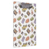 FRIENDS™ | Polka Dot Icon Pattern Klemmbrett (Rechts)