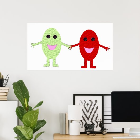 Friends Poster (Heimbüro)