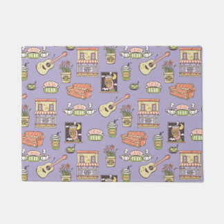 FRIENDS™ | Purple Icon Pattern Fußmatte