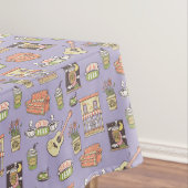 FRIENDS™ | Purple Icon Pattern Tischdecke (Beispiel)