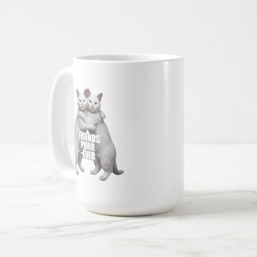 Friends Purr-Ever Kaffeetasse (Vorderseite Links)