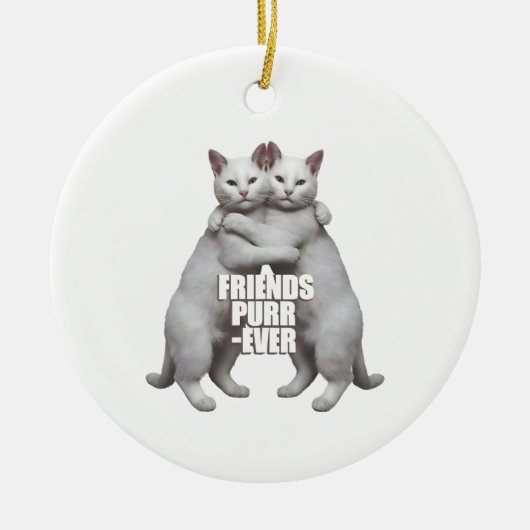 Friends Purr-Ever Keramik Ornament (Vorne)