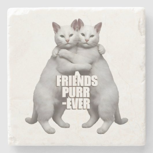 Friends Purr-Ever Steinuntersetzer (Vorderseite)