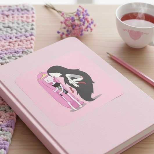 Friends Quadratischer Aufkleber