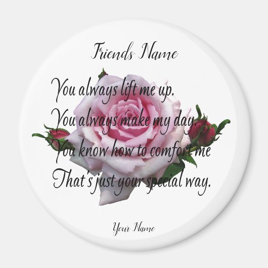 FRIENDS QUOTE MAGNET (Vorne)