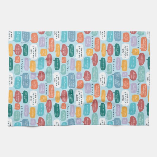 FRIENDS™ Quote Pattern Geschirrtuch (Horizontal)