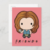 FRIENDS™ | Rachel Chibi Einladungspostkarte (Vorne/Hinten)