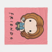FRIENDS™ | Rachel Chibi Fleecedecke (Vorderseite (Horizontal))