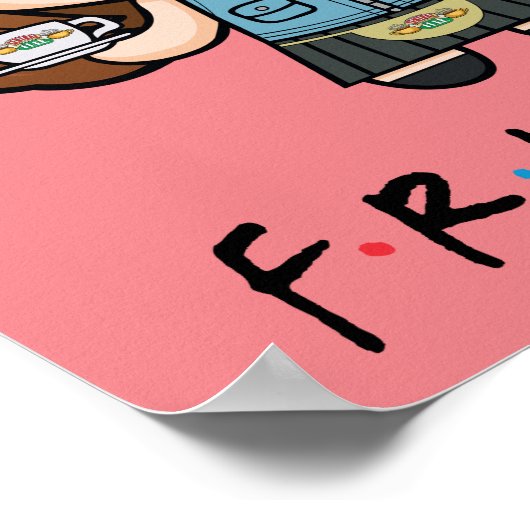 FRIENDS™ | Rachel Chibi Poster (Ecke)
