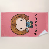 FRIENDS™ | Rachel Chibi Strandtuch (Vorderseite)