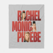 FRIENDS™ | Rachel, Monica & Phoebe Fleecedecke (Vorderseite)