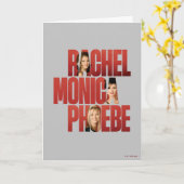 FRIENDS™ | Rachel, Monica & Phoebe Karte (Gelbe Blume)