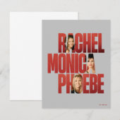 FRIENDS™ | Rachel, Monica & Phoebe Mitteilungskarte (Vorne/Hinten)