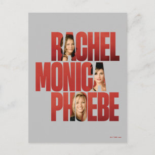 FRIENDS™   Rachel, Monica & Phoebe Postkarte