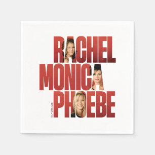FRIENDS™ Rachel, Monica & Phoebe Serviette