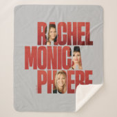 FRIENDS™ | Rachel, Monica & Phoebe Sherpadecke (Vorderseite)