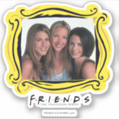 FRIENDS™ | Rachel, Phoebe und Monica Aufkleber (Vorderseite)
