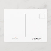 FRIENDS™ | Rachel, Phoebe und Monica Einladungspostkarte (Rückseite)