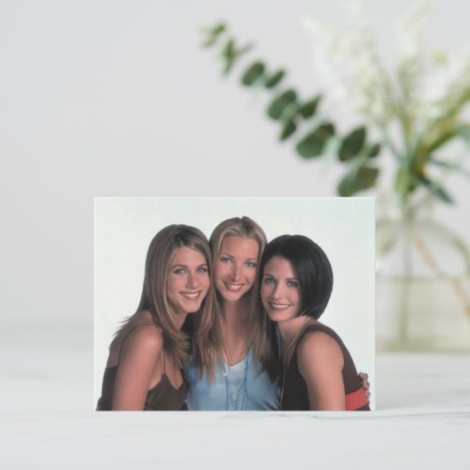 FRIENDS™ | Rachel, Phoebe und Monica Einladungspostkarte (Stehend Vorderseite)