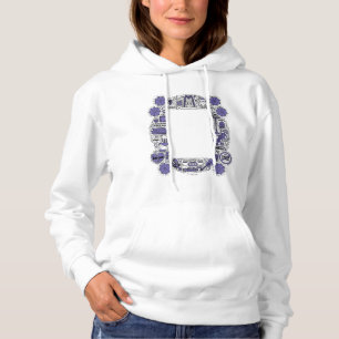 FRIENDS™-Rahmen-Doodle-Kunst Hoodie