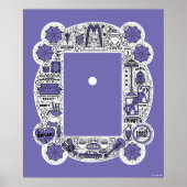 FRIENDS™-Rahmen-Doodle-Kunst Poster (Vorne)