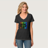 Friends Rainbow Group Foto T-Shirt (Vorderseite Vollansicht)
