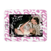 FRIENDS™ | Ross and Rachel Doodled Hearts Magnet (Horizontal)