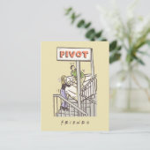 FRIENDS™ | Ross and Rachel PIVOT Postkarte (Stehend Vorderseite)
