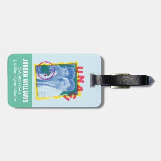 FRIENDS™ | Ross & Chandler - Unagi Gepäckanhänger (Rückseite horizontal)